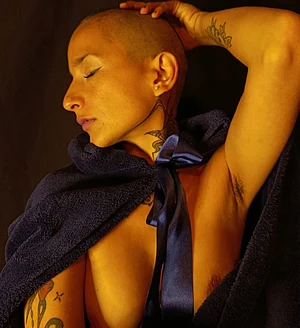 Alternative girl with attitude and moody