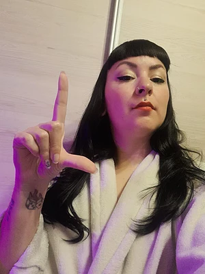 Evil face? Evil, you cruel goddess.