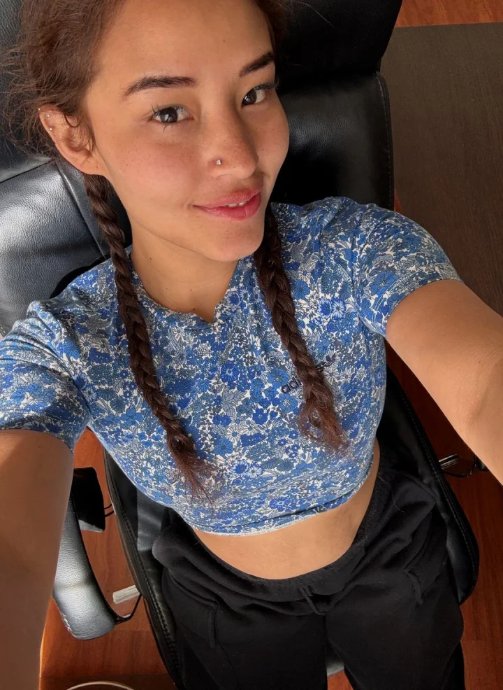 Twin braids picture of 𝕊𝕋𝔼𝔽𝔸ℕ𝕀 🍑your tattooed Goddess