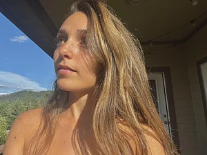 always naked out on my porch ☀️⛰️