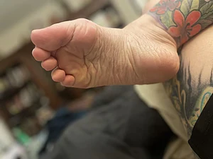 Do you want to count the wrinkles on the cubby meaty soles of my pretty feet?