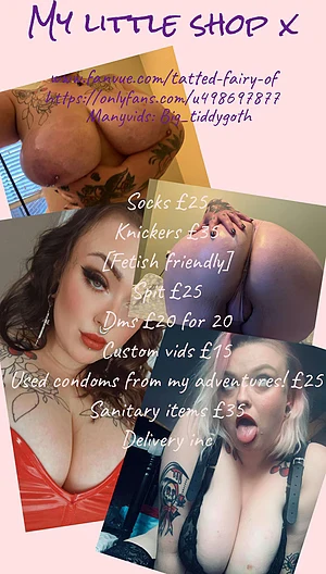 Tatted and pierced British bbw alt girl here! Come say hi xxxx
