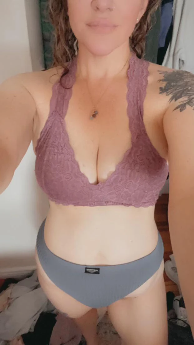 Just gonna stay in undies all day 