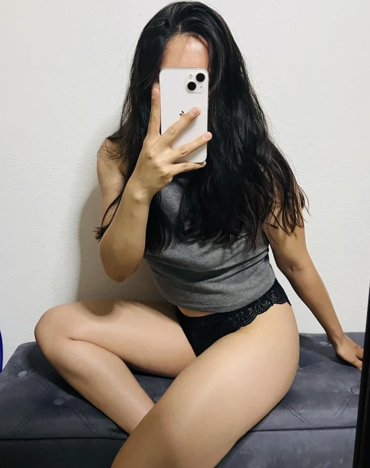 Lace trimmed panties picture of Sarah