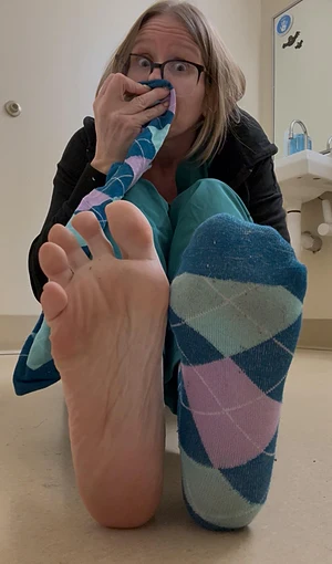 Stinky work feet