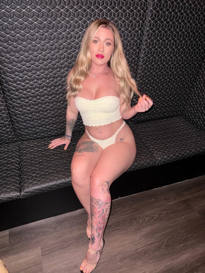 The inked up blonde you never knew you needed …