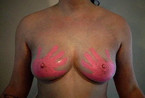 Pink hand prints 💕