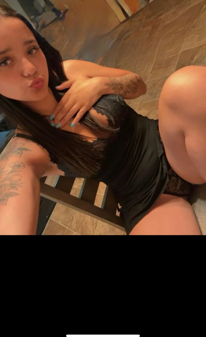 Hand on own chest picture of pretty tatted baby
