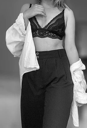 Black and white.
