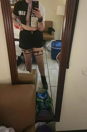 Thanks for the invite! I love showing off my gothic style 