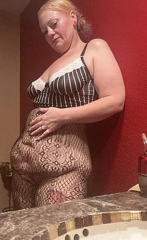 Don’t mind the fishnets they are open where it matters