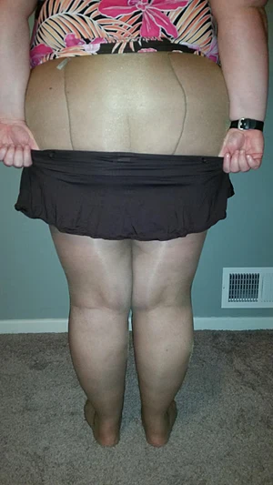 pantyhose without panties is the only way to go