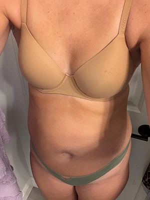 Day 107 of my pregnant boobs growing. 36 B currently.