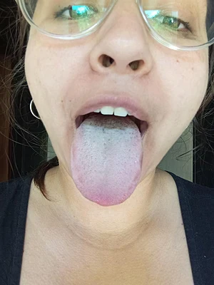 A goddess like me, only requires that you worship her beautiful tongue.